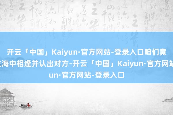 开云「中国」Kaiyun·官方网站-登录入口咱们竟能在东谈主海中相逢并认出对方-开云「中国」Kaiyun·官方网站-登录入口