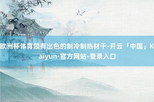 欧洲杯体育领有出色的制冷制热材干-开云「中国」Kaiyun·官方网站-登录入口